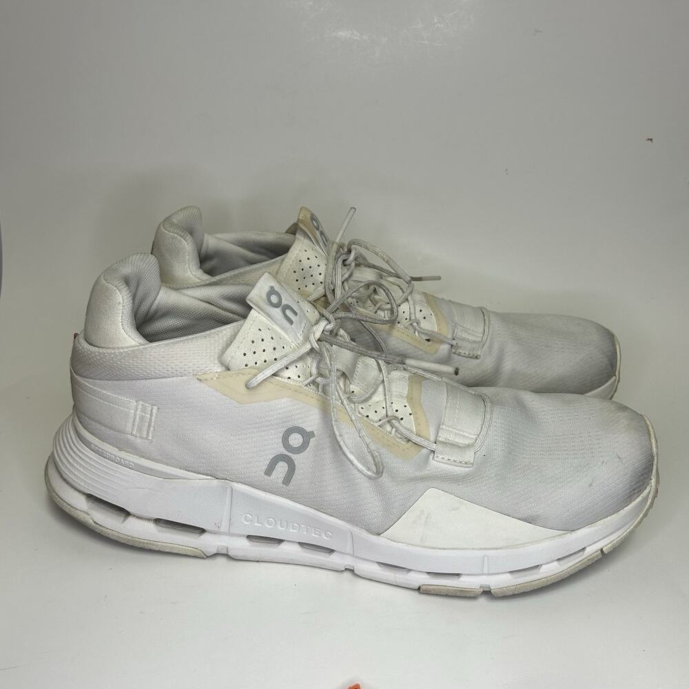 On Running Cloudnova Form 2 Sneakers Athletic Shoes White Ivory Men's Sz 13 US